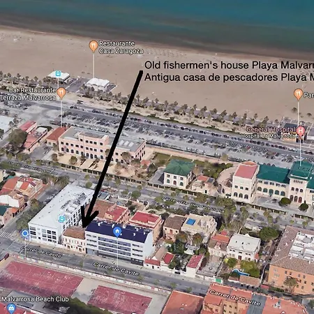 Apartment Old Fisherman's House In Malvarrosa Valencia